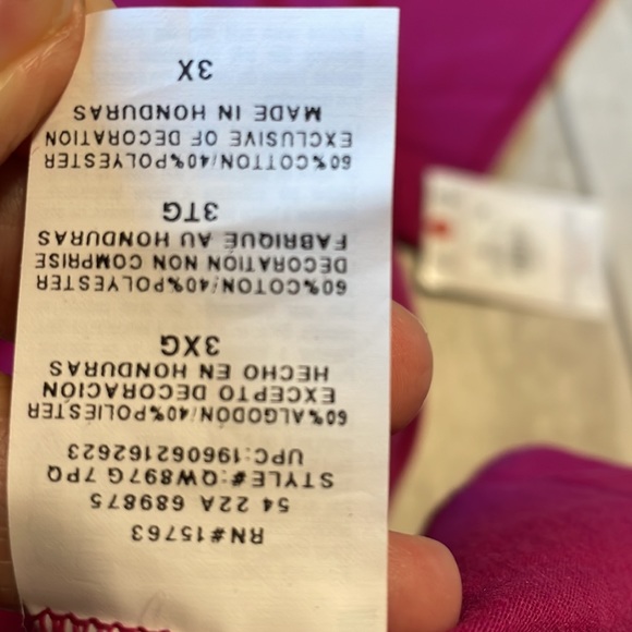 Champion Pink short Sleeve Shirt Size 3X - Picture 8 of 9